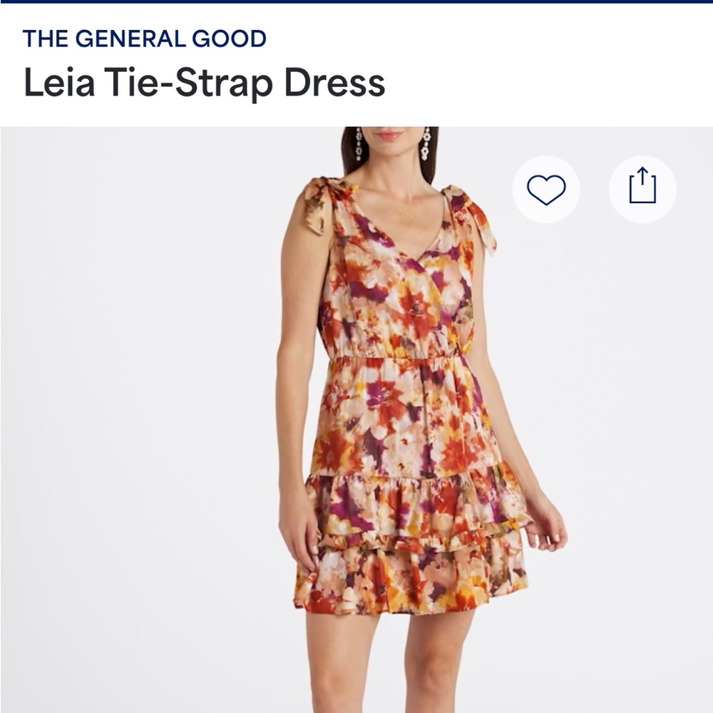 The General Good Leia Tie-Strap Dress - Stitch Fix